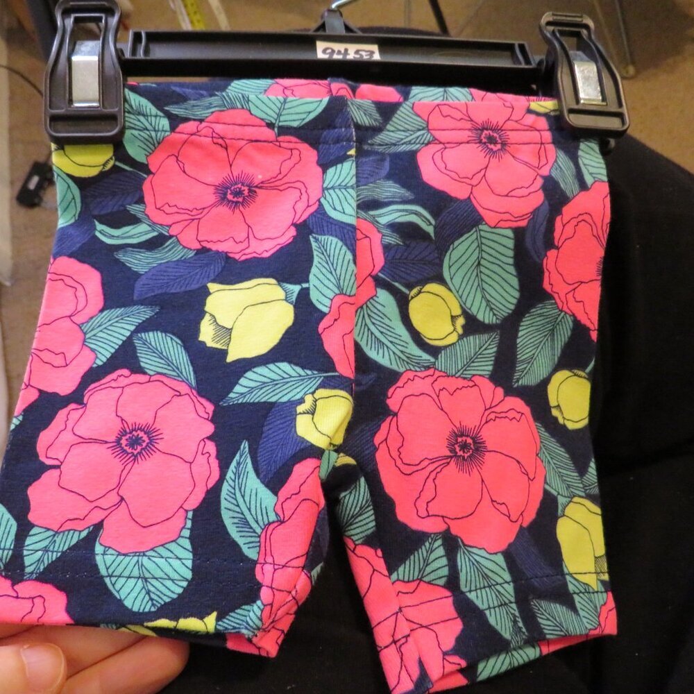 Baby Toucan Pink top with tropical floral shorts Carters (2)pc 3Mo - Picture 6 of 12